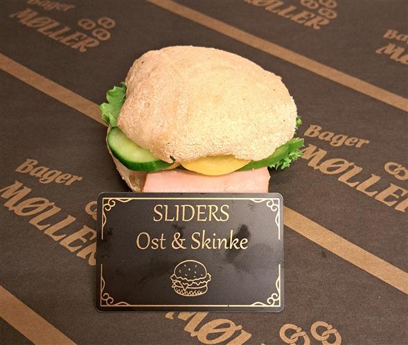 Grab&go sandwich m. ost og skinke