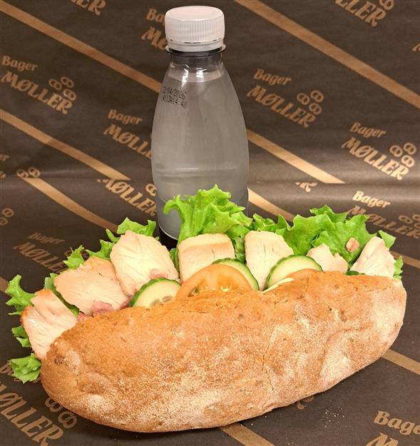 Sandwich inkl. 1 vand